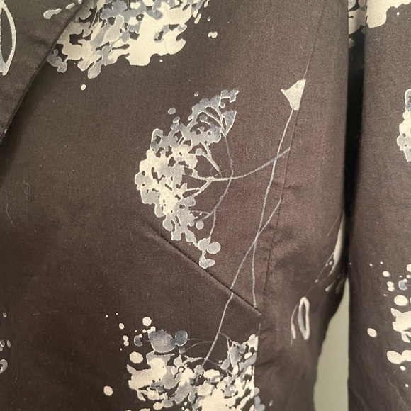 REBA Chic Floral Black & White Jacket Sz. 4 NWOT - Picture 7 of 15